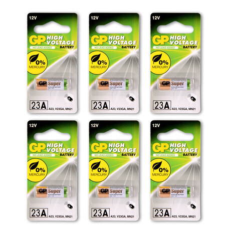 Discountershop 1 set van 6 stuks | 23A alkaline | Batterijen | alkaline batterijen |  12V Discountershop 1 set van 6 stuks | 23A alkaline | Batterijen | alkaline batterijen |  12V