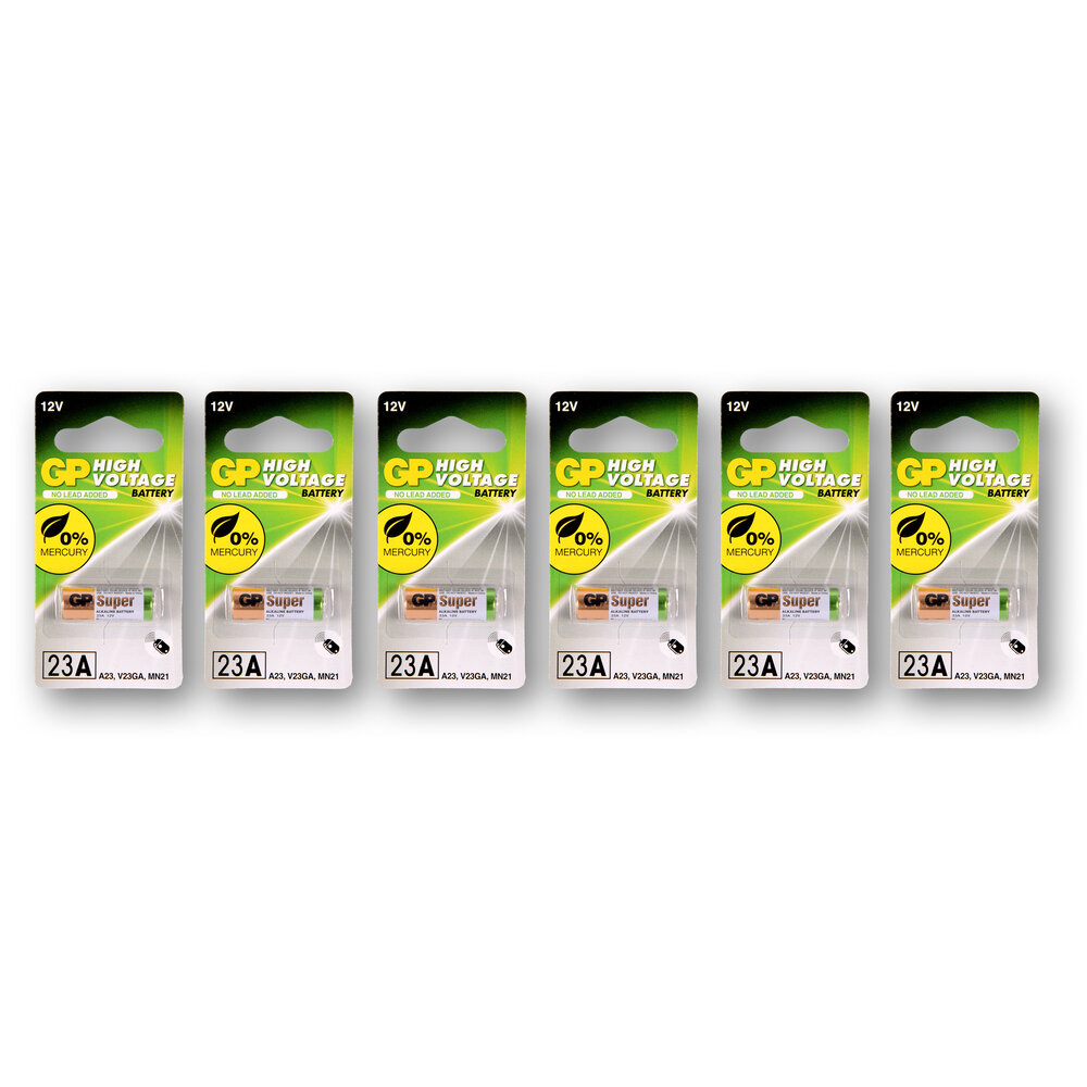 Discountershop 1 set van 6 pieces | 23A alkaline | Batteries | alkaline batteries |  12V Discountershop 1 set van 6 pieces | 23A alkaline | Batteries | alkaline batteries |  12V