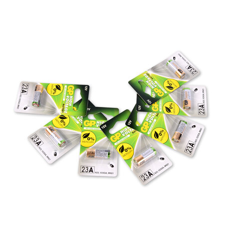 Discountershop 1 set van 7 pieces | 23A alkaline | Batteries | alkaline batteries | 12V