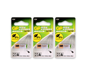 Discountershop 1 set van 3 pieces | 23A alkaline | Batteries | alkaline batteries | 12V Discountershop 1 set van 3 pieces | 23A alkaline | Batteries | alkaline batteries | 12V