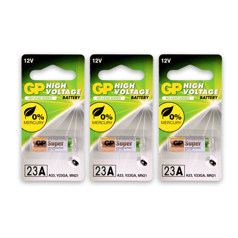 Discountershop 1 set van 3 pieces | 23A alkaline | Batteries | alkaline batteries | 12V Discountershop 1 set van 3 pieces | 23A alkaline | Batteries | alkaline batteries | 12V