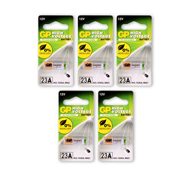 Discountershop 1 set van 5 pieces | 23A alkaline | Batteries | alkaline batteries |  12V Discountershop 1 set van 5 pieces | 23A alkaline | Batteries | alkaline batteries |  12V