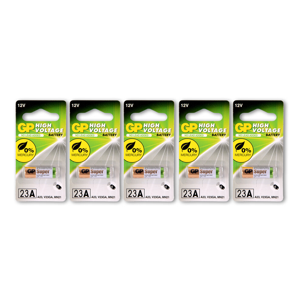 Discountershop 1 set van 5 pieces | 23A alkaline | Batteries | alkaline batteries |  12V Discountershop 1 set van 5 pieces | 23A alkaline | Batteries | alkaline batteries |  12V