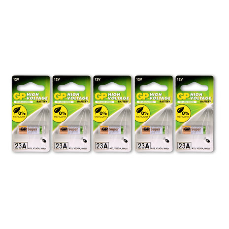 Discountershop 1 set van 5 pieces | 23A alkaline | Batteries | alkaline batteries |  12V Discountershop 1 set van 5 pieces | 23A alkaline | Batteries | alkaline batteries |  12V