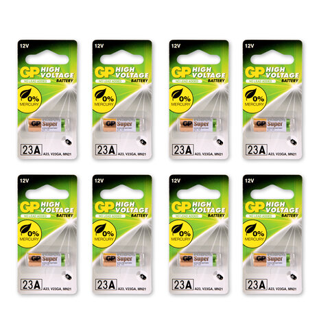 Discountershop 1 set van 8 pieces | 23A alkaline | Batteries | alkaline batteries |  2V Discountershop 1 set van 8 pieces | 23A alkaline | Batteries | alkaline batteries |  2V