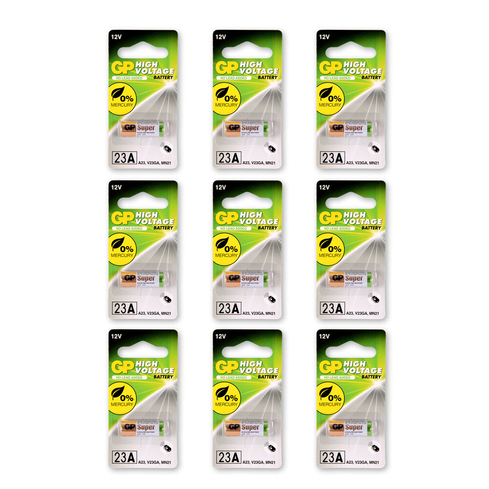Discountershop 1 set van 9 pieces | 23A alkaline | Batteries | alkaline batteries | 12V Discountershop 1 set van 9 pieces | 23A alkaline | Batteries | alkaline batteries | 12V