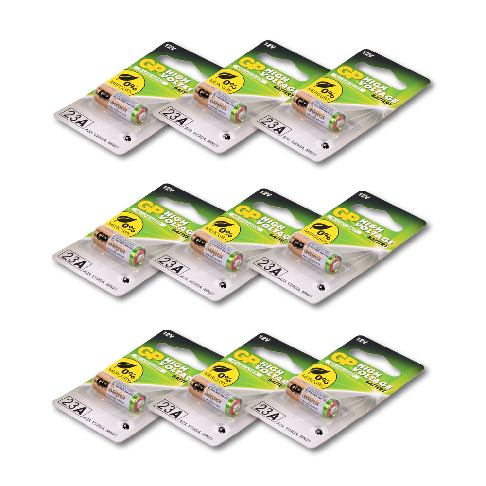 Discountershop 1 set van 9 pieces | 23A alkaline | Batteries | alkaline batteries | 12V Discountershop 1 set van 9 pieces | 23A alkaline | Batteries | alkaline batteries | 12V