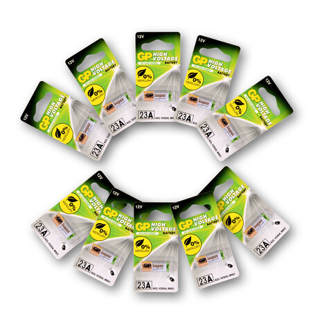 Discountershop 1 set van 10 pieces | 23A alkaline | Batteries | alkaline batteries | 12V Discountershop 1 set van 10 pieces | 23A alkaline | Batteries | alkaline batteries | 12V