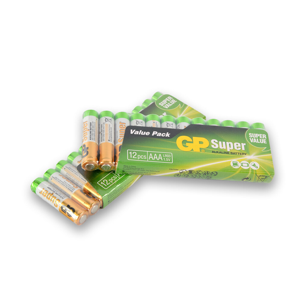 Discountershop 2 sets x 12 stuks | Batterijen | Alkali -Manganese | alkaline batterijen | AAA-batterijen 1.5V Discountershop 2 sets x 12 stuks | Batterijen | Alkali -Manganese | alkaline batterijen | AAA-batterijen 1.5V