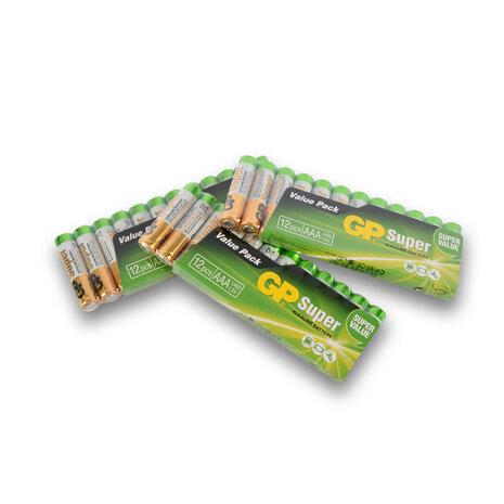Discountershop 3 sets x 12 pieces | Batteries | Alkali -Manganese| alkaline batteries | AAA batteries | 1.5V Discountershop 3 sets x 12 pieces | Batteries | Alkali -Manganese| alkaline batteries | AAA batteries | 1.5V