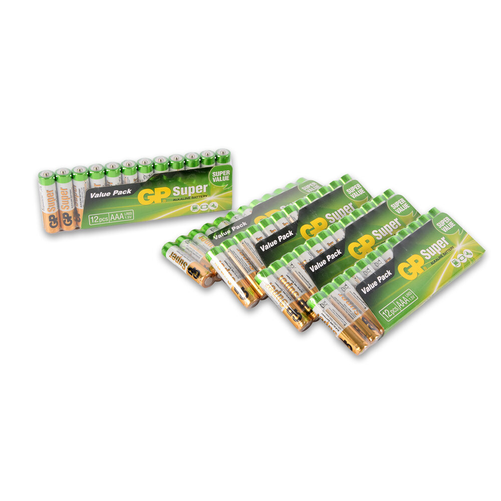Discountershop 5 sets x 12 pieces  | Batteries | Alkali -Manganese| alkaline batteries | AAA batteries | 1.5V Discountershop 5 sets x 12 pieces  | Batteries | Alkali -Manganese| alkaline batteries | AAA batteries | 1.5V