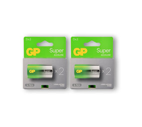 Discountershop 2 set van 4 pieces | Alkali -Manganese | Batteries | alkaline batteries | 1.5V Discountershop 2 set van 4 pieces | Alkali -Manganese | Batteries | alkaline batteries | 1.5V