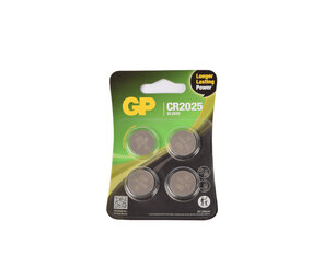 Discountershop Button Cell Battery CR2025 3V - Set of 4 Pieces - Lithium Technology | Reliable Energy for Electronics and DIY Discountershop Button Cell Battery CR2025 3V - Set of 4 Pieces - Lithium Technology | Reliable Energy for Electronics and DIY