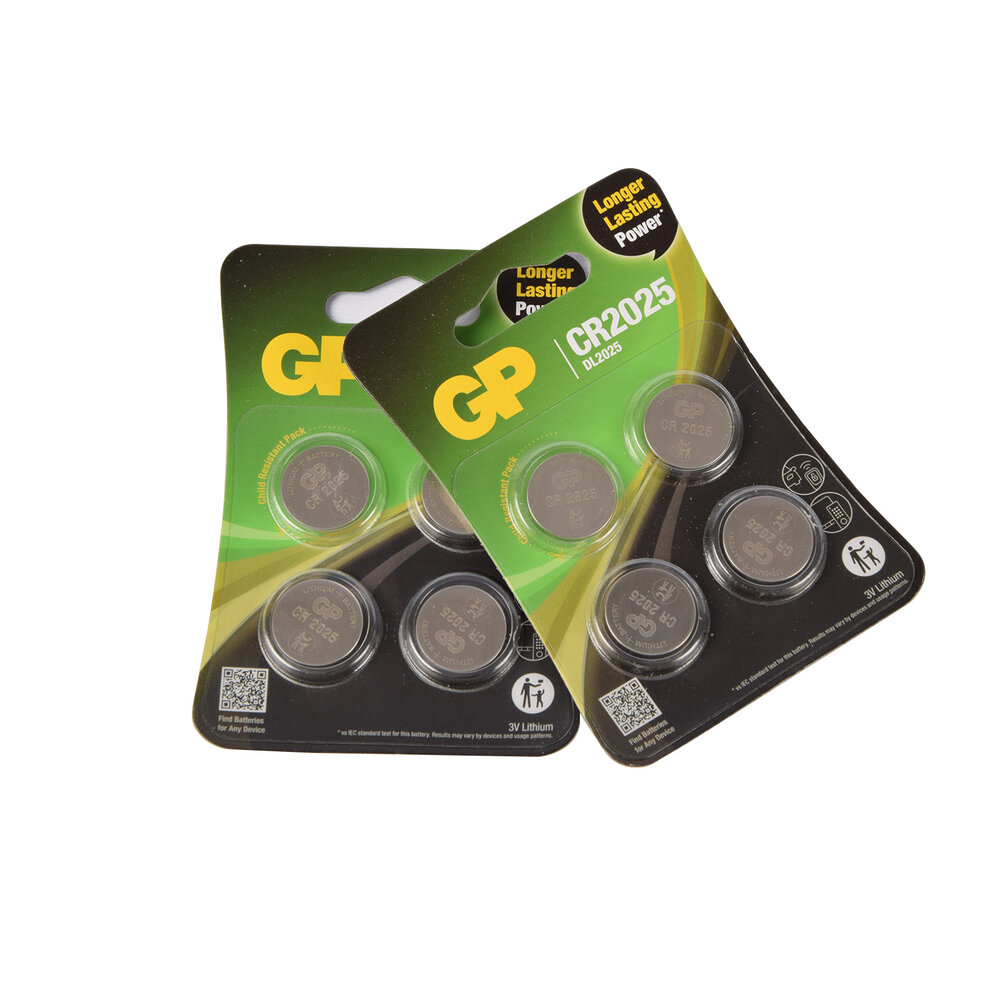 Discountershop Knoopcel Batterij CR2025 3V – 2 Set van 4 Stuks Elk - Lithium Technologie | Betrouwbare Energie voor Elektronica en DIY Discountershop Knoopcel Batterij CR2025 3V – 2 Set van 4 Stuks Elk - Lithium Technologie | Betrouwbare Energie voor Elektronica en DIY