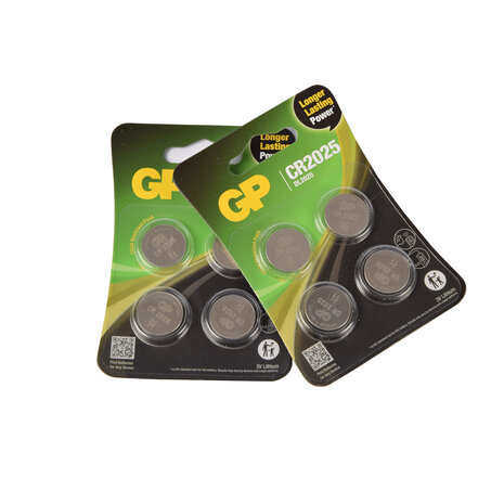 Discountershop Button Cell Battery CR2025 3V – 2 Set of 4 Pieces Each - Lithium Technology | Reliable Energy for Electronics and DIY Discountershop Button Cell Battery CR2025 3V – 2 Set of 4 Pieces Each - Lithium Technology | Reliable Energy for Electronics and DIY