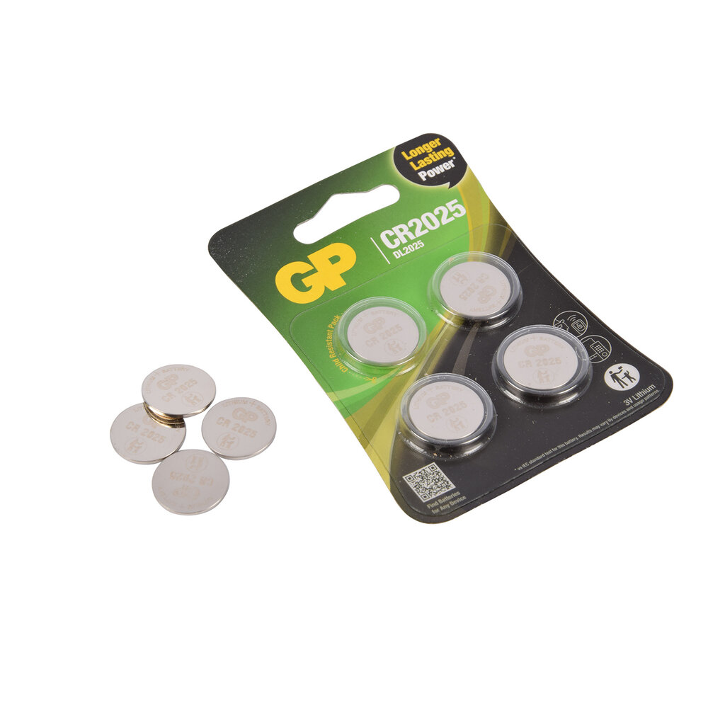 Discountershop Button Cell Battery CR2025 3V – 2 Set of 4 Pieces Each - Lithium Technology | Reliable Energy for Electronics and DIY Discountershop Button Cell Battery CR2025 3V – 2 Set of 4 Pieces Each - Lithium Technology | Reliable Energy for Electronics and DIY
