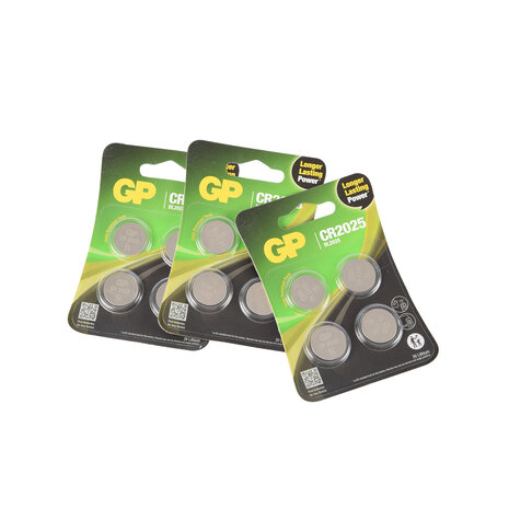 Discountershop Button Cell Battery CR2025 3V – 3 Set of 4 Pieces Each Set - Lithium Technology | Reliable Energy for Electronics and DIY Discountershop Button Cell Battery CR2025 3V – 3 Set of 4 Pieces Each Set - Lithium Technology | Reliable Energy for Electronics and DIY