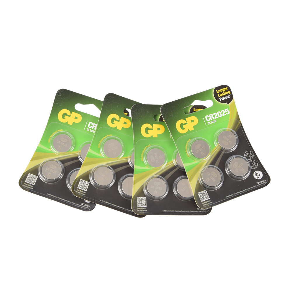 Discountershop Button Cell Battery CR2025 3V - Set of 16 Pieces - Lithium Technology | Reliable Energy for Electronics and DIY Discountershop Button Cell Battery CR2025 3V - Set of 16 Pieces - Lithium Technology | Reliable Energy for Electronics and DIY