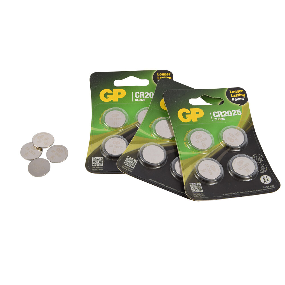 Discountershop Button Cell Battery CR2025 3V - Set of 16 Pieces - Lithium Technology | Reliable Energy for Electronics and DIY Discountershop Button Cell Battery CR2025 3V - Set of 16 Pieces - Lithium Technology | Reliable Energy for Electronics and DIY