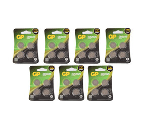 Discountershop Set van 7 Pakketten met 4 Stuks CR2025 3V Knoopcelbatterijen - 28 Batterijen met Lithiumtechnologie voor Elektronica en DIY Klussen Discountershop Set van 7 Pakketten met 4 Stuks CR2025 3V Knoopcelbatterijen - 28 Batterijen met Lithiumtechnologie voor Elektronica en DIY Klussen