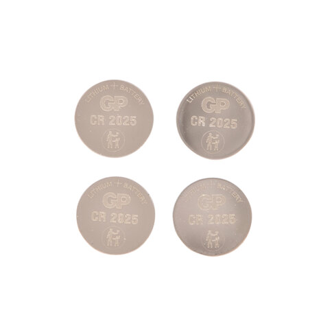 Discountershop Set of 8 Packages with 4 Pieces CR2025 3V Button Cell Batteries | 32 Batteries for Electronics and DIY Jobs with Lithium Technology Discountershop Set of 8 Packages with 4 Pieces CR2025 3V Button Cell Batteries | 32 Batteries for Electronics and DIY Jobs with Lithium Technology