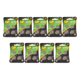 Discountershop Set van 9 Pakketten met 4 Stuks CR2025 3V Knoopcelbatterijen - 36 Batterijen met Lithiumtechnologie voor Elektronica en DIY Klussen