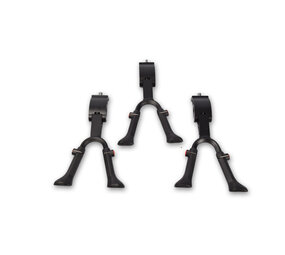 Discountershop 3 pieces | Bicycle stand | plastic/Aluminium | Double Standard | Black | Bicycle side stand | 32cm*19cm*5.5cm Discountershop 3 pieces | Bicycle stand | plastic/Aluminium | Double Standard | Black | Bicycle side stand | 32cm*19cm*5.5cm