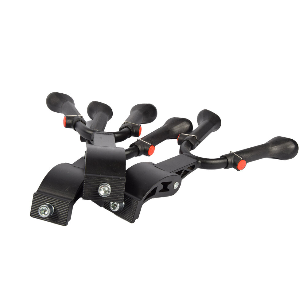 Discountershop 3 pieces | Bicycle stand | plastic/Aluminium | Double Standard | Black | Bicycle side stand | 32cm*19cm*5.5cm Discountershop 3 pieces | Bicycle stand | plastic/Aluminium | Double Standard | Black | Bicycle side stand | 32cm*19cm*5.5cm