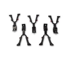 Discountershop 5 pieces | Bicycle stand | plastic/Aluminium | Double Standard | Black | Bicycle side stand | 32cm*19cm*5.5cm Discountershop 5 pieces | Bicycle stand | plastic/Aluminium | Double Standard | Black | Bicycle side stand | 32cm*19cm*5.5cm
