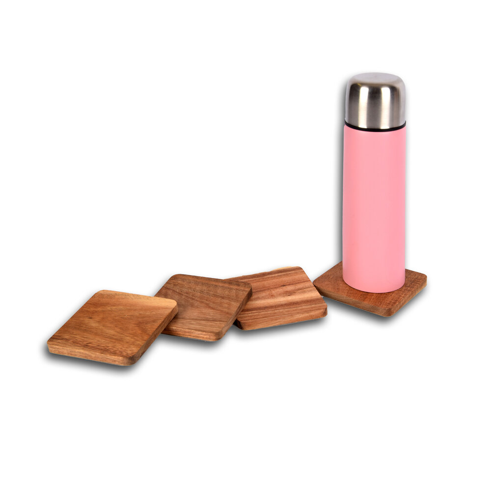 Discountershop Onderzetters | Houten onderzetters | bruin | 227 g| Onderzetters voor glazen | 10cm*1cm Discountershop Onderzetters | Houten onderzetters | bruin | 227 g| Onderzetters voor glazen | 10cm*1cm