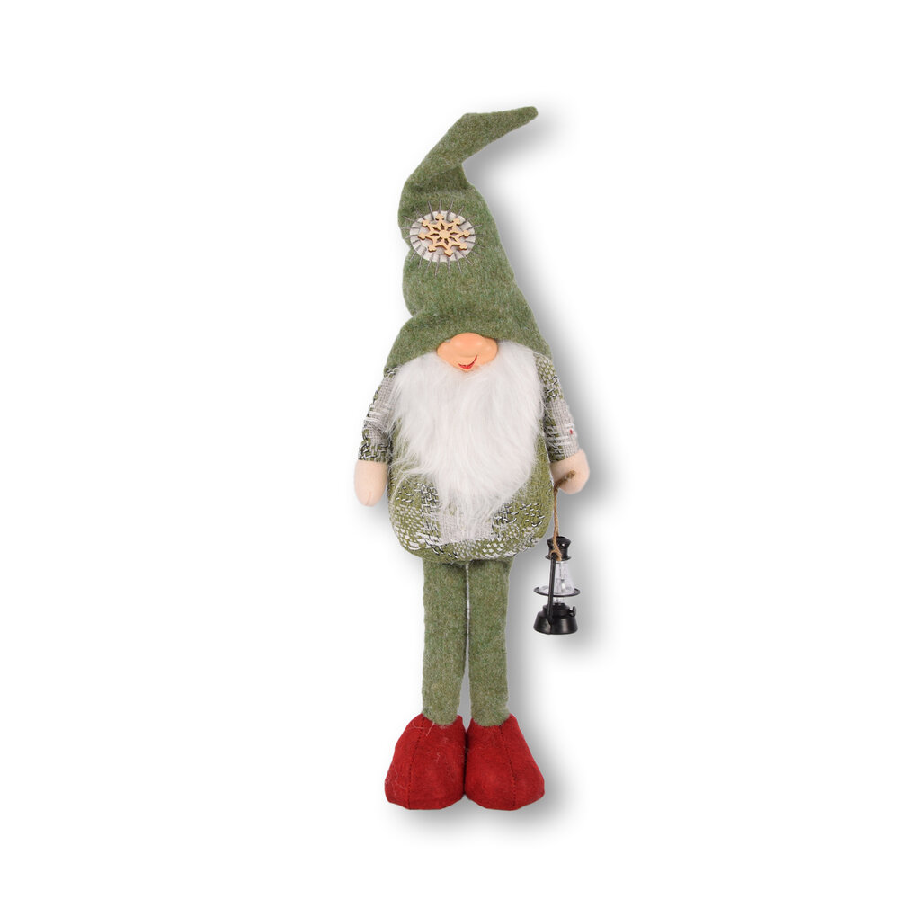 Discountershop gnoom kerst | groen | gezichtsloze | Gnoom | polyester | 270g | kerstmis | 55cm*15.5cm Discountershop gnoom kerst | groen | gezichtsloze | Gnoom | polyester | 270g | kerstmis | 55cm*15.5cm