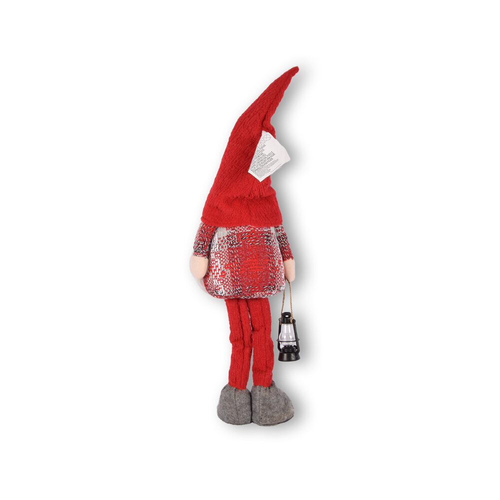 Discountershop gnome christmas |Red | Gnome | polyester | 270g | christmas | for indoors | with Plush | Kerstbeelden | 55cm*15.5cm Discountershop gnome christmas |Red | Gnome | polyester | 270g | christmas | for indoors | with Plush | Kerstbeelden | 55cm*15.5cm
