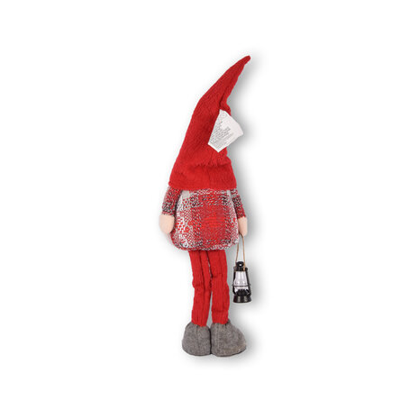 Discountershop gnoom kerst | Rood | Gnoom | polyester | 270g | kerstmis | voor Binnen | met Pluche | Kerstbeelden | 55cm*15.5cm Discountershop gnoom kerst | Rood | Gnoom | polyester | 270g | kerstmis | voor Binnen | met Pluche | Kerstbeelden | 55cm*15.5cm