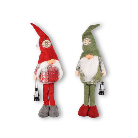Discountershop gnome christmas |Red | Gnome | polyester | 270g | christmas | for indoors | with Plush | Kerstbeelden | 55cm*15.5cm Discountershop gnome christmas |Red | Gnome | polyester | 270g | christmas | for indoors | with Plush | Kerstbeelden | 55cm*15.5cm
