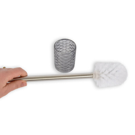 Discountershop Toilet brush | Glass | Toilet brush | Gray | Cup holder | Bathroom accessories | toilet brush holder | 35cm*8cm37cm Discountershop Toilet brush | Glass | Toilet brush | Gray | Cup holder | Bathroom accessories | toilet brush holder | 35cm*8cm37cm