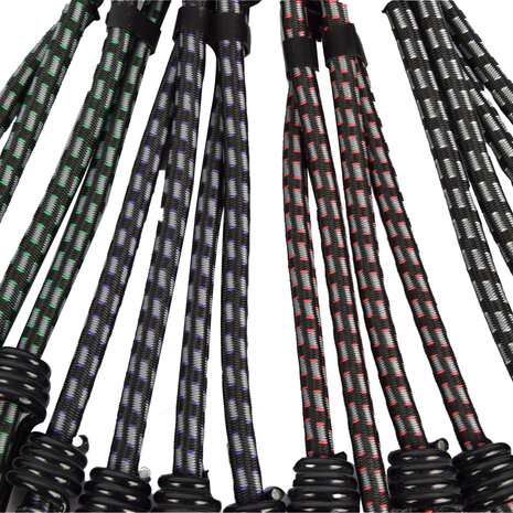 Discountershop Sturdy Bungee Cord Spider Ø 60 cm | 10 mm | Red/Black Elastic Bungee Cords with Hook | Ideal for Bicycle Luggage Rack | 100% Polyester | Essential for Every Traveler Discountershop Sturdy Bungee Cord Spider Ø 60 cm | 10 mm | Red/Black Elastic Bungee Cords with Hook | Ideal for Bicycle Luggage Rack | 100% Polyester | Essential for Every Traveler