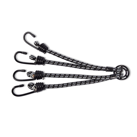 Discountershop Sturdy Bungee Cord Spider Ø 60 cm | 10 mm | Red/Black Elastic Bungee Cords with Hook | Ideal for Bicycle Luggage Rack | 100% Polyester | Essential for Every Traveler Discountershop Sturdy Bungee Cord Spider Ø 60 cm | 10 mm | Red/Black Elastic Bungee Cords with Hook | Ideal for Bicycle Luggage Rack | 100% Polyester | Essential for Every Traveler
