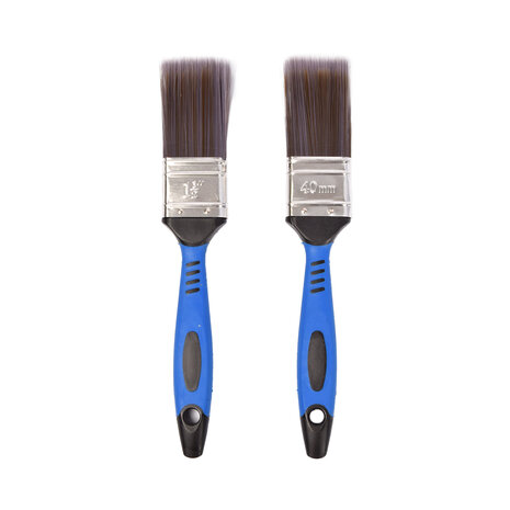 Discountershop 1 set x 5 stuks | Kwastenset | blauw/grijs/zilver | Kwasten | plastic | Verfkwasten | Schilderkwasten | 27cm*12cm*3.5cm