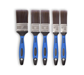 Discountershop 1 set x 5 stuks | Kwastenset | blauw/grijs/zilver | Kwasten | plastic | Verfkwasten | Schilderkwasten | 27cm*12cm*3.5cm Discountershop 1 set x 5 stuks | Kwastenset | blauw/grijs/zilver | Kwasten | plastic | Verfkwasten | Schilderkwasten | 27cm*12cm*3.5cm