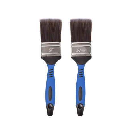 Discountershop 2set x 5pcs | Kwastenset | blauw/grijs/zilver | Kwasten | plastic | Verfkwasten | Schilderkwasten | 27cm*12cm*3.5cm Discountershop 2set x 5pcs | Kwastenset | blauw/grijs/zilver | Kwasten | plastic | Verfkwasten | Schilderkwasten | 27cm*12cm*3.5cm