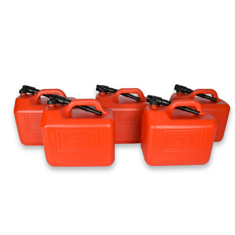 Discountershop Jerrykan 20 liter met trechter met afsluitbare kap | Benzinekan | Jerrycanhouder | 38cm*22cm37cm Discountershop Jerrykan 20 liter met trechter met afsluitbare kap | Benzinekan | Jerrycanhouder | 38cm*22cm37cm