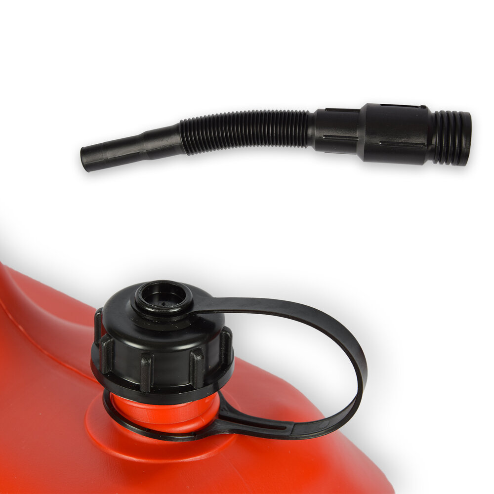 Discountershop Jerrykan 20 liter met trechter met afsluitbare kap | Benzinekan | Jerrycanhouder | 38cm*22cm37cm Discountershop Jerrykan 20 liter met trechter met afsluitbare kap | Benzinekan | Jerrycanhouder | 38cm*22cm37cm