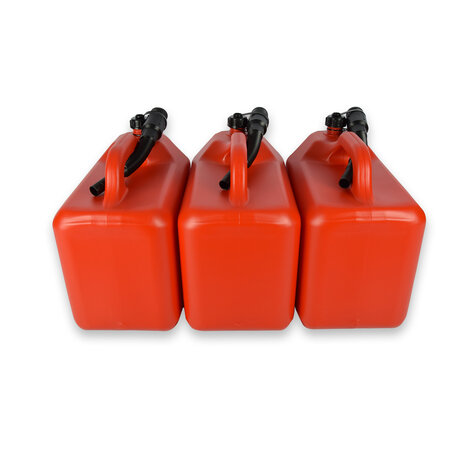 Discountershop 3x | Jerrykan | met trechter | Rood | Polyethylene | met afsluitbare kap | 20 liter | Benzinekan | Jerrycanhouder | 38cm*22cm37cm Discountershop 3x | Jerrykan | met trechter | Rood | Polyethylene | met afsluitbare kap | 20 liter | Benzinekan | Jerrycanhouder | 38cm*22cm37cm