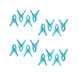 Discountershop 4setsx4pcs - in totaal- 16 stuks | Handdoekklemmen | blauw | Handdoekclips | Handdoekknijpers | Handdoekhaakjes | 15cm*10cm*3cm Discountershop 4setsx4pcs - in totaal- 16 stuks | Handdoekklemmen | blauw | Handdoekclips | Handdoekknijpers | Handdoekhaakjes | 15cm*10cm*3cm