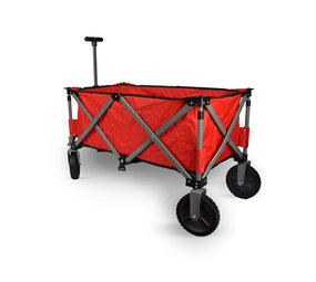 Discountershop Bolderkar opvouwbaar | Bolderkar | Rood | gelegeerd staal | Draaibaar | Hendel verstelbaar in 2 standen | Maximale belasting: 70kg | Transportkar | Strandkar | 90x49x58cm Discountershop Bolderkar opvouwbaar | Bolderkar | Rood | gelegeerd staal | Draaibaar | Hendel verstelbaar in 2 standen | Maximale belasting: 70kg | Transportkar | Strandkar | 90x49x58cm