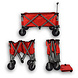 Discountershop Bolderkar opvouwbaar | Bolderkar | Rood | gelegeerd staal | Draaibaar | Hendel verstelbaar in 2 standen | Maximale belasting: 70kg | Transportkar | Strandkar | 90x49x58cm Discountershop Bolderkar opvouwbaar | Bolderkar | Rood | gelegeerd staal | Draaibaar | Hendel verstelbaar in 2 standen | Maximale belasting: 70kg | Transportkar | Strandkar | 90x49x58cm