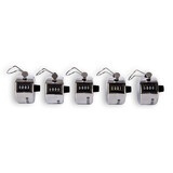 Discountershop 5x | Hand counter | Counter | Tally Counter | 45g | analog| metal | With thumb ring for easy use | 5.5x3cm Discountershop 5x | Hand counter | Counter | Tally Counter | 45g | analog| metal | With thumb ring for easy use | 5.5x3cm
