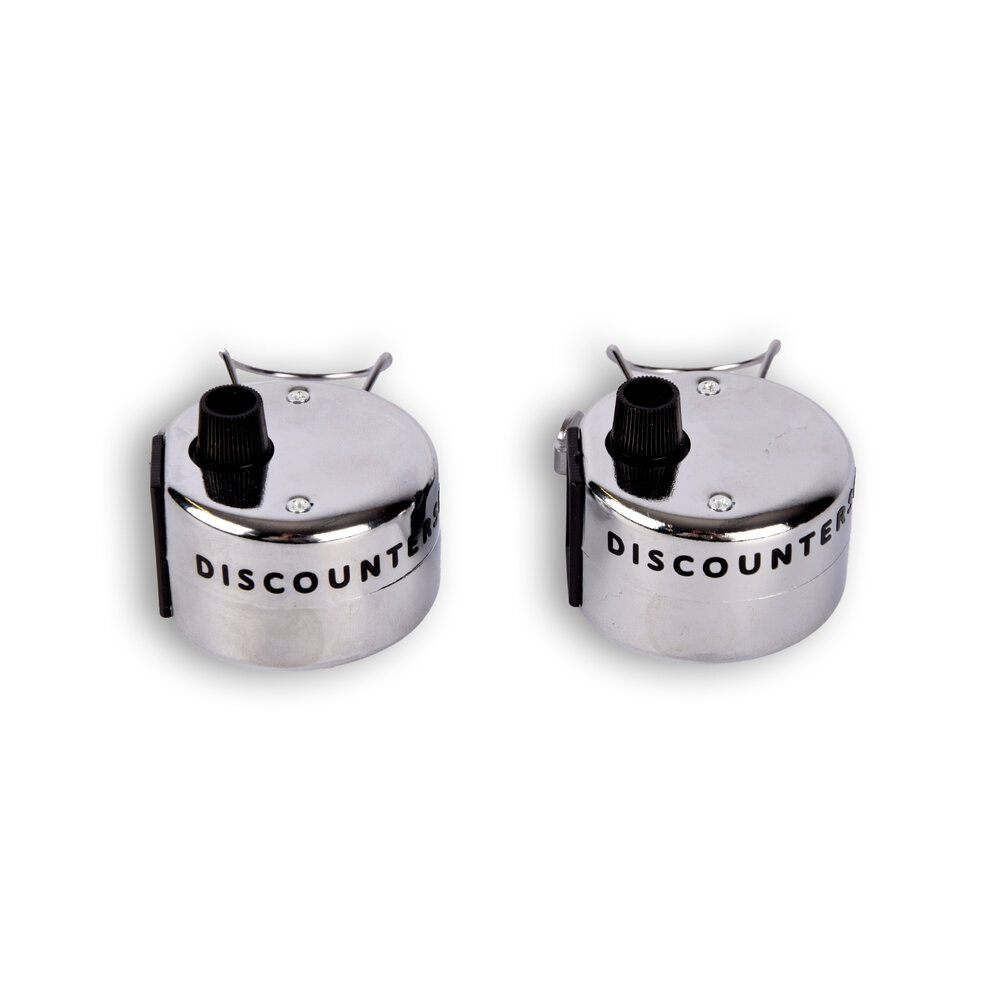 Discountershop 2x | Hand counter | Counter | Tally Counter | 45g | analog| metal | With thumb ring for easy use | 5.5x3cm