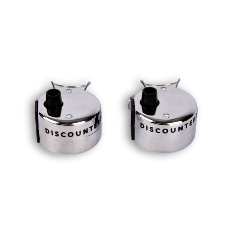 Discountershop 2x | Hand counter | Counter | Tally Counter | 45g | analog| metal | With thumb ring for easy use | 5.5x3cm