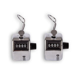 Discountershop 2x | Hand counter | Counter | Tally Counter | 45g | analog| metal | With thumb ring for easy use | 5.5x3cm Discountershop 2x | Hand counter | Counter | Tally Counter | 45g | analog| metal | With thumb ring for easy use | 5.5x3cm